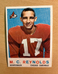 M.C. Reynolds 1959 Topps Football Card #135, NM, Chicago Cardinals