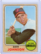 1968 TOPPS DAVE DAVEY JOHNSON #273 ORIOLES AS SHOWN FREE COMBINED SHIPPING