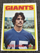 1972 Topps #48 Football Pete Athas RC VG N.Y. Giants