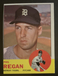 1963 Topps Scarce Semi Hi #494 Phil Regan Detroit Tigers Baseball No Creases
