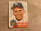 1953 TOPPS #51 FRANK CAMPOS - Good - Corner Wear - Creases - Dead Centered