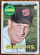 1969 TOPPS Baseball #294 Jim Lemon Washington Senators VGEX