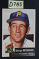 Vintage 1953 Topps - GEORGE METKOVICH - Pittsburgh Pirates Card #58 (D785