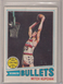 DR: 1977 Topps Basketball Card #128 Mitch Kupchak Rookie Washington -  ExMt-NrMt