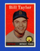1958 Topps Set-Break #389 Bill Taylor EX-EXMINT *GMCARDS*