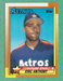 1990 Topps Baseball - Eric Anthony #608 Astros Rookie