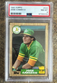 1987 Topps Baseball #620 Jose Canseco PSA 8 NM-MT Oakland Athletics
