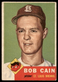 1953 Topps #266 Bob Cain St. Louis Browns VG-VGEX wrinkle SET BREAK! High #