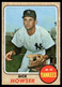 1968 Topps #467 Dick Howser New York Yankees VG-VGEX wrinkle NO RESERVE!