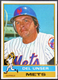 1976 Topps Del Unser Mets #268