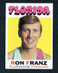 1971-72 Topps ABA #172, Ron Franz, Florida Floridians, EXC+/NM
