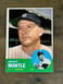 1963 MICKEY MANTLE TOPPS #200 ORIGINAL BASEBALL CARD EX EXCELLENT NM VIVID COLOR