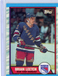 1989 Topps Brian Leetch RC Rookie #136 HOF New York Rangers
