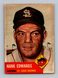 1953 Topps #90 Hank Edwards LOW GRADE (read) St. Louis Browns Baseball Card