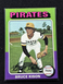 1975 Topps Bruce Kison #598 Pittsburgh Pirates Set Break EX+
