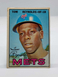 1967 Topps Baseball Card #487 TOMMIE REYNOLDS Mets Excellent  Cd