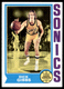 1974-75 Topps Dick Gibbs Seattle SuperSonics #106