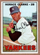 1967 Topps Horace Clarke #169 New York Yankees EX+++