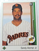 1989 Upper Deck Rookie Sandy Alomar Jr. #5 San Diego Padres