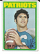 1972 Jim Plunkett Topps Football ROOKIE Card #65 VG-EX New England Patriots RC