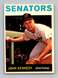 1964 Topps #203 John Kennedy VG-EX Washington Senators Baseball Card