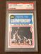 1974-75 Topps - #164 NBA Championship Celtics / Bucks (Jabbar) PSA 8 (Set Break)