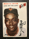 Monte Irvin 1954 Topps Vintage Baseball Card #3 RARE!! NEW YORK GIANTS