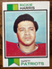 1973 Topps #496 Rickie Harris - New England Patriots