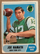 JOE NAMATH 1968 TOPPS card #65! Fair Condition! New York Jets!