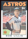 1986 Topps Baseball MLB card #561 Bob Lillis Houston Astros Manager