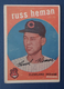 1959 Topps Baseball #283 Russ Heman - Cleveland Indians RC VG