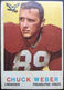 1959 Topps  #94 CHUCK WEBER Philadelphia Eagles NFL football card EX