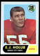1968 Topps #145 E.J. Holub Kansas City Chiefs EX-EXMINT NO RESERVE!