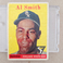 1958 Topps Baseball Card #177 Al Smith
