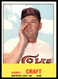 1963 Topps #491 Harry Craft MGR Houston Colt .45s NM-MT or Better SEMI HIGH