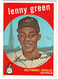 1959 TOPPS #209 LENNY GREEN Baltimore Orioles Baseball Card