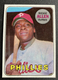 1969 VINTAGE TOPPS BASEBALL- RICHIE ALLEN- PHILADELPHIA PHILLIES- #350 - HOF-EX