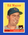 1958 Topps Set-Break #461 Ed Mayer EX-EXMINT *GMCARDS*