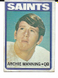 1972 Topps Football #55 Archie Manning RC Rookie Card