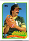 1989 DENNIS ECKERSLEY Topps Baseball Card #370 Pitcher Oakland Athletics
