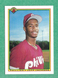 1990 Bowman Baseball - Jeff Jackson #157 Phillies Rookie