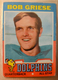 1971 Topps Football Card #160 Bob Griese Miami Dolphins HOF Purdue F-G
