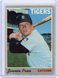 1970 TOPPS JIMMIE JIM PRICE #129 DETROIT TIGERS AS SHOWN FREE COMBINED SHIPPING