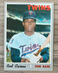 1970 Topps #290 Rod Carew baseball card - Minnesota Twins HOF