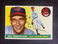 1955 TOPPS HAL NEW HOUSER CARD #24 - CLEVELAND INDIANS