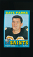 1971 Topps #37 Dave Parks * Tight End * New Orleans Saints * EX/EX-MT *