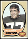 1970 Topps #143 Dick Schafrath Cleveland Browns EX-EXMINT SET BREAK!
