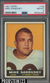 1961 Topps Football #109 Mike Sandusky Pittsburgh Steelers PSA 8 NM-MT