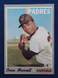 1970 Topps Baseball #179 Ivan Murrell - San Diego Padres -  EX