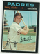 1971 Topps Baseball #711 Larry Stahl - San Diego Padres HI# SP
